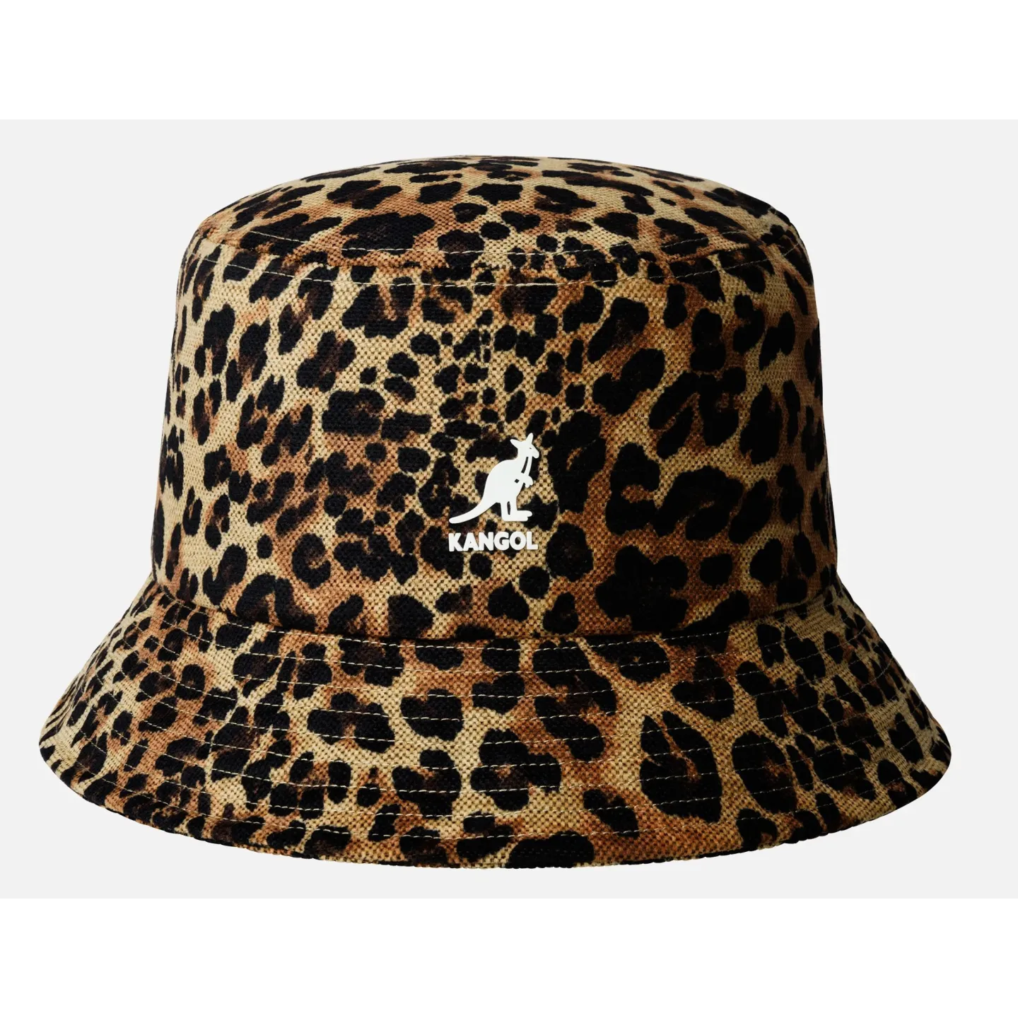 Leopard Bucket Hat with Ear Flaps Tawny – Kangol Reference : 24421| Chapellerie Traclet