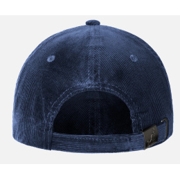 Navy Cotton Cord Strapback Cap - Kangol