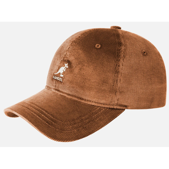 Kangol Camel Cotton Cord Strapback Cap