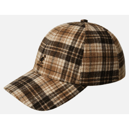 Plaid Cap with Ear Flaps Beige - Kangol