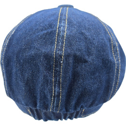 Blue Denim Newsboy Cap Cotton - Traclet