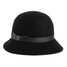 Chapeau Cloche Mélodie Noir - Traclet
