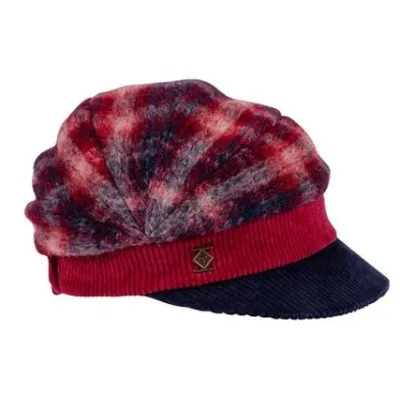 Casquette Gavroche Kanata Cherry & Rubis - Traclet Reference : 24446| Chapellerie Traclet