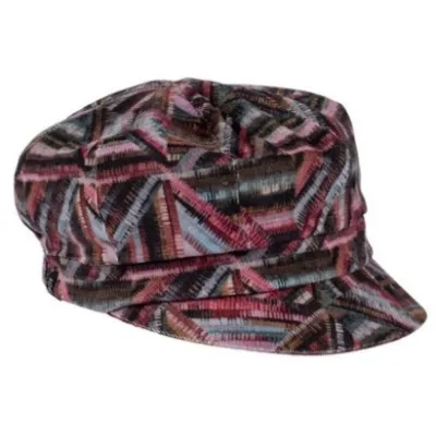 Casquette Gavroche Polka Prune Réversible - Traclet Reference : 24447| Chapellerie Traclet