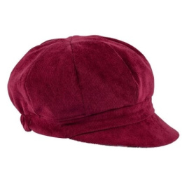 Gavroche Polka Plum Reversible Cap - Traclet