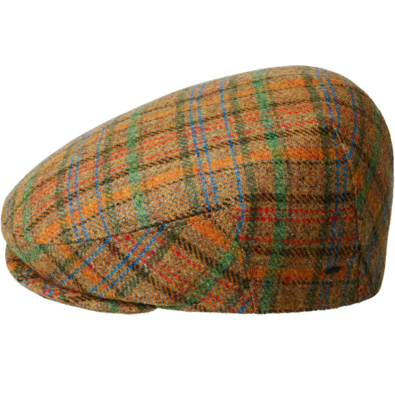 Casquette Plate Jeno Laine À Carreaux - Bailey