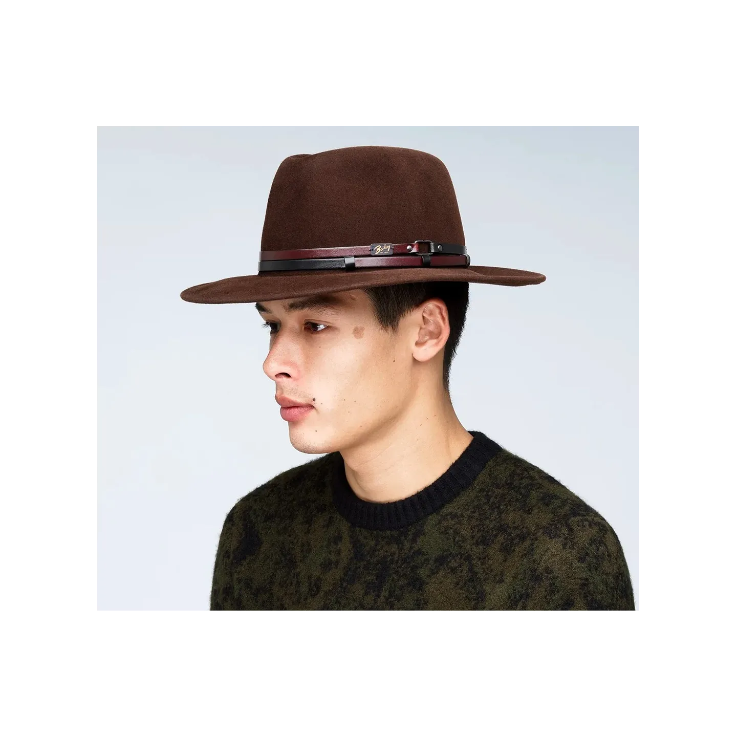 Chapeau Fedora Stedman Feutre Marron - Bailey