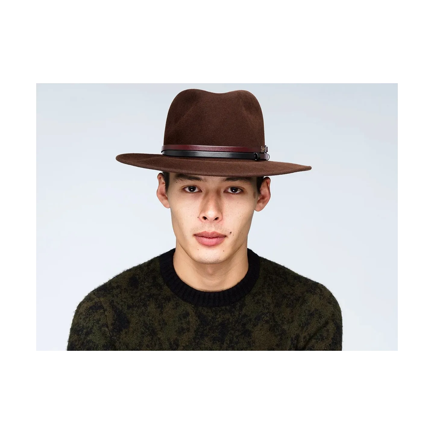 Chapeau Fedora Stedman Feutre Marron - Bailey réf 24461 chapellerie Traclet