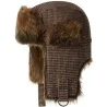 Wilsey Brown Plaid Wool Chapka - Bailey ref 24463 Chapellerie Traclet