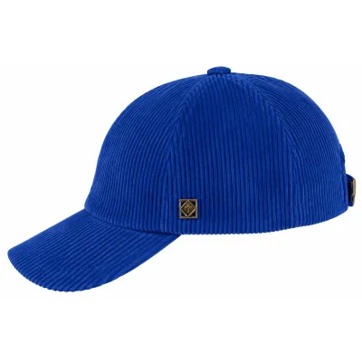 Baseball Cap Alizé Ribbed Velvet Lazuli - Traclet ref 24470 Traclet hat shop