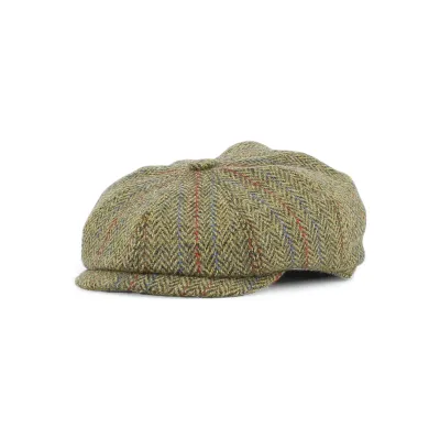 Green Striped Wool 8-Panel Cap – City Sport -Ref24397