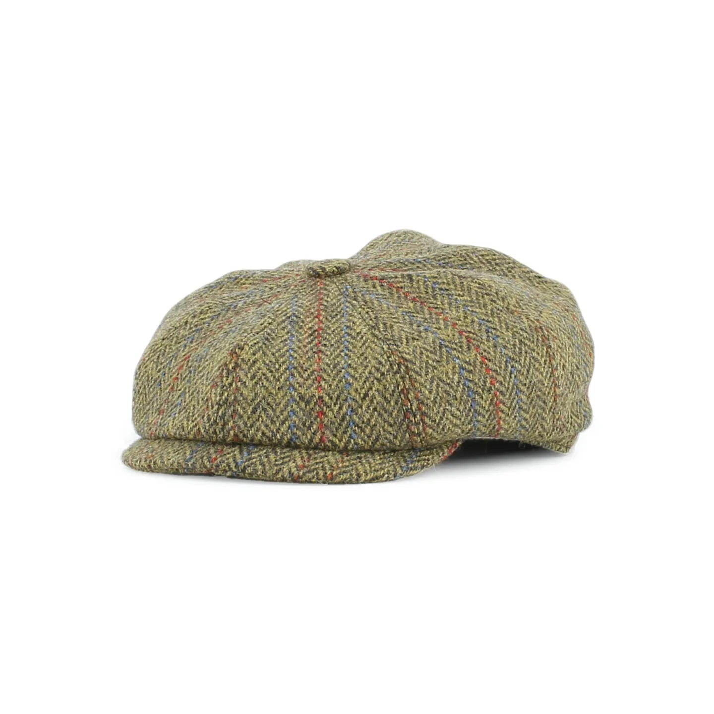 Green Striped Wool 8-Panel Cap – City Sport -Ref24397