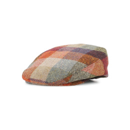 Casquette Plate Carreaux Laine Vierge - City Sport