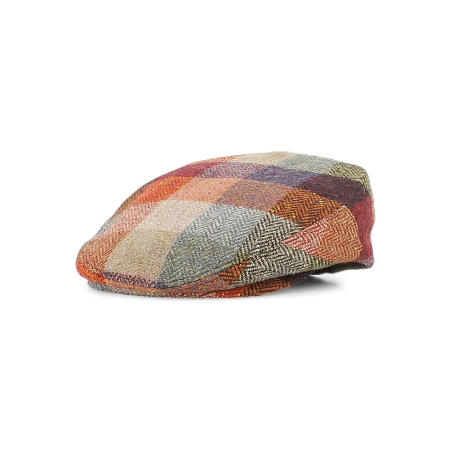 Casquette Plate Carreaux Laine Vierge - City Sport Reference : 2817 | Chapellerie Traclet