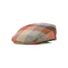 Casquette Plate Carreaux Laine Vierge - City Sport Reference : 2817 | Chapellerie Traclet