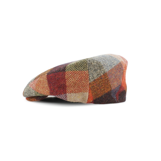 Casquette Plate Carreaux Laine Vierge - City Sport
