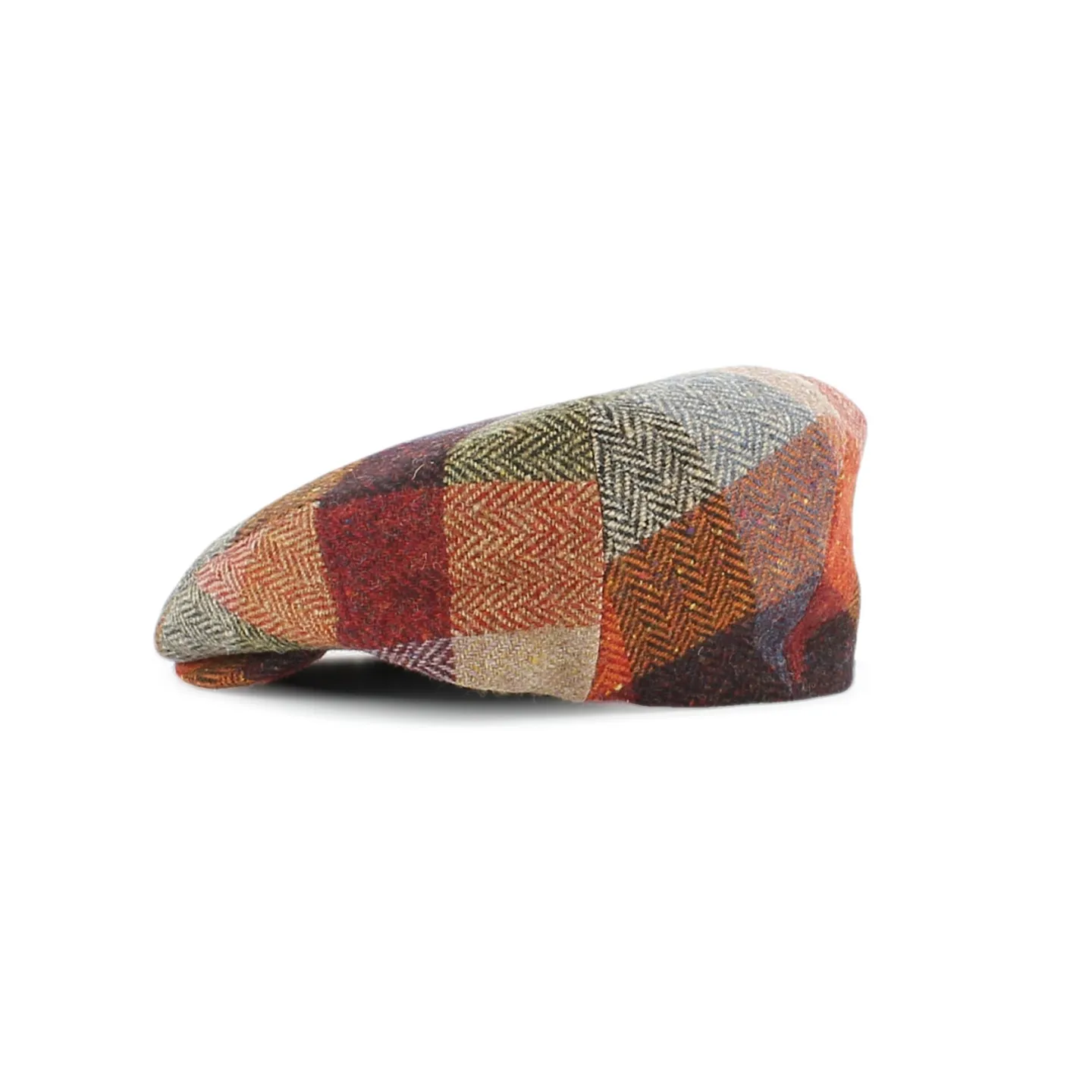 Casquette Plate Carreaux Laine Vierge - City Sport Reference : 2817 | Chapellerie Traclet