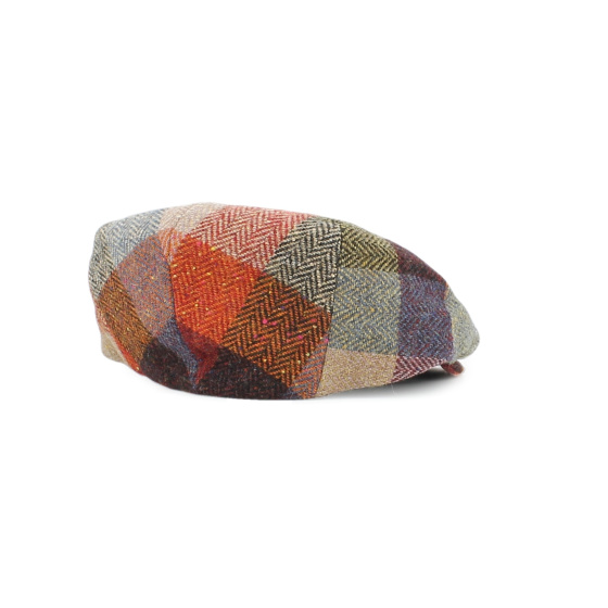 Casquette Plate Carreaux Laine Vierge - City Sport