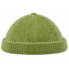 Bonnet Docker Malo Velours Côtelé Anis – Traclet