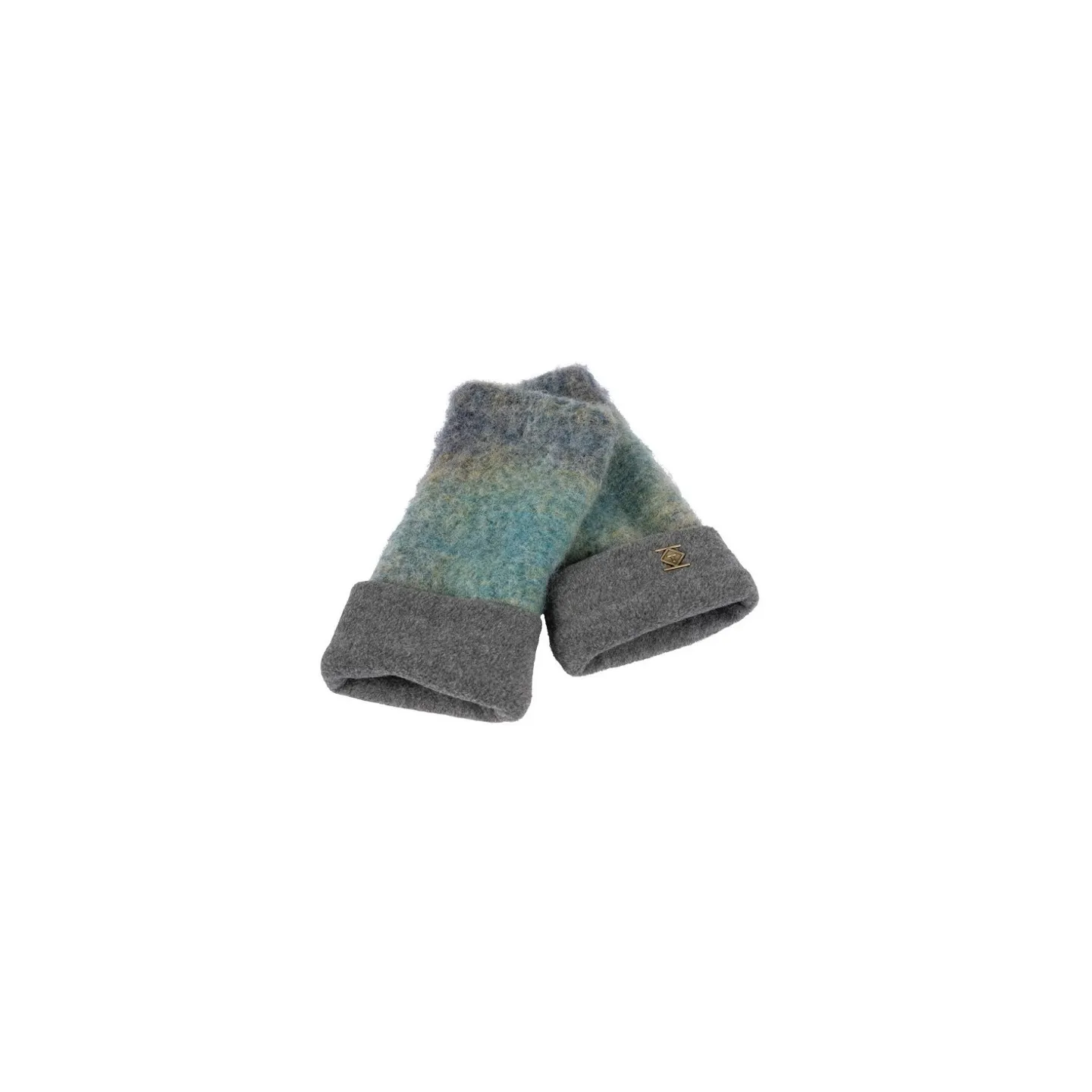 Mitaines Boreal Laine Chinées Bleu & Gris – Traclet