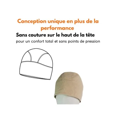 Anthracite Grey Anti-Radiation Beanie Made In France - Natur'Onde | Reference: 16870 / Chapellerie Traclet