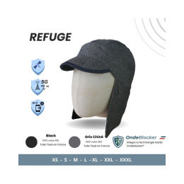 Anti-radiation cap with ear cover, neck cover and side protection