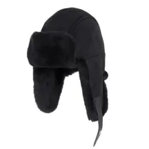 Chapka Cuir Nansen Noire - Traclet