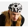 Casquette Plate Superfan 504 Noir & Blanc - Kangol