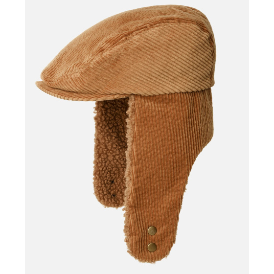 Casquette Cozy Bugatti Cache Oreille Camel - Kangol