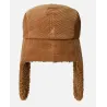 Cozy Bugatti Flat Cap with Ear Flaps Camel - Kangol Reference: 24505| Chapellerie Traclet