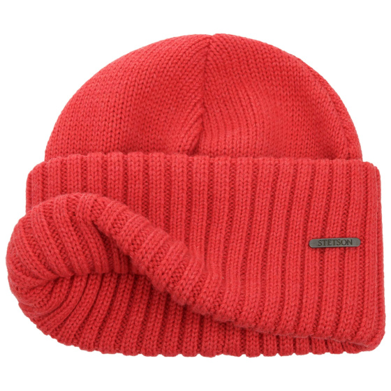 Northport Coral Wool Beanie - Stetson