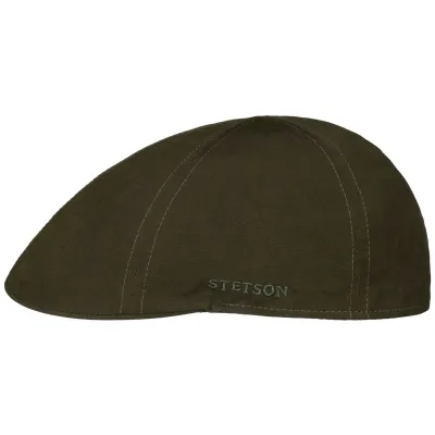 Texas Waxed Olive Duck Bill Cap UPF 40+ - Stetson Reference: 24508| Chapellerie Traclet