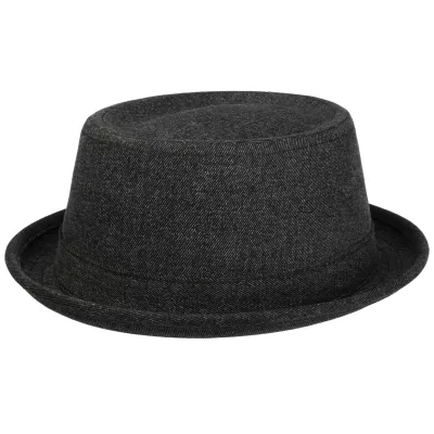 Camden Black Denim Pork Pie Hat - Stetson Reference: 24517| Chapellerie Traclet