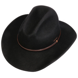 Chapeau Western Bolzano Feutre Noir - Stetso