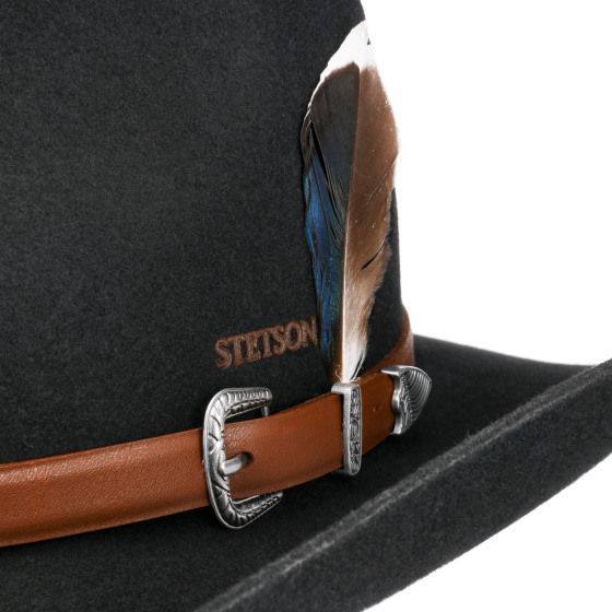 Western Hat Kennecott Woolfelt Black - Stetson