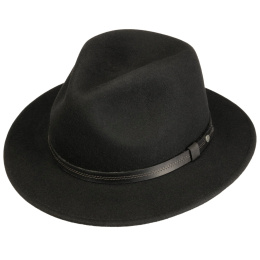 Stetson Shildon Traveller Woolfelt Hat in Black