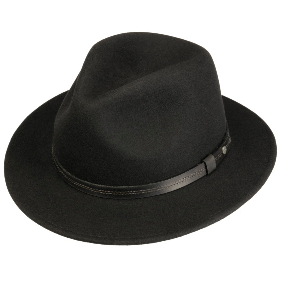 Chapeau Shildon Traveller Woolfelt Noir - Stetson