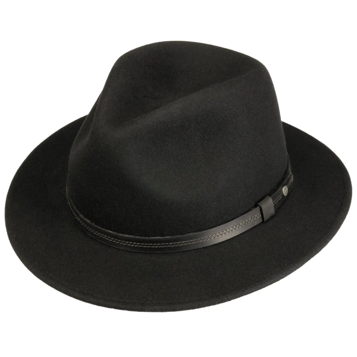 Stetson Shildon Traveller Woolfelt Hat in Black  Reference: 20967| Traclet Hat Shop