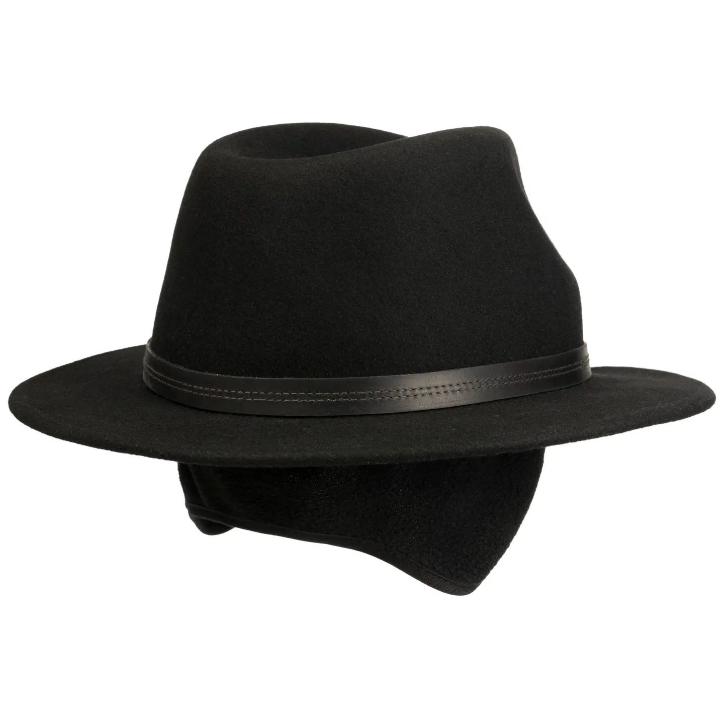 Stetson Shildon Traveller Woolfelt Hat in Black  Reference: 20967| Traclet Hat Shop
