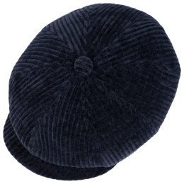 Blue Corduroy Hatteras Cap Dwayn - Stetson