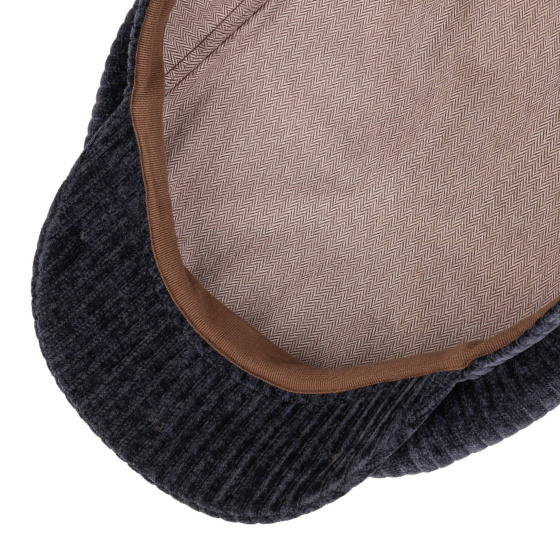 Blue Corduroy Hatteras Cap Dwayn - Stetson