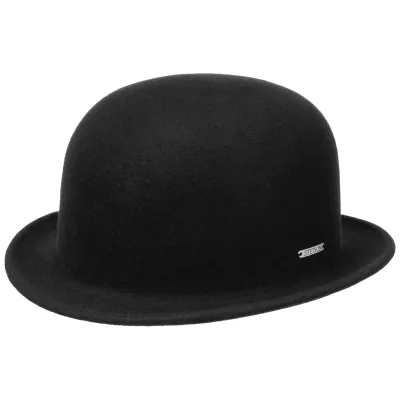 Black Woolfelt Bowler Hat - Stetson Reference: 17232 | Traclet Hat Shop