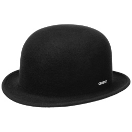 Black Woolfelt Bowler Hat - Stetson