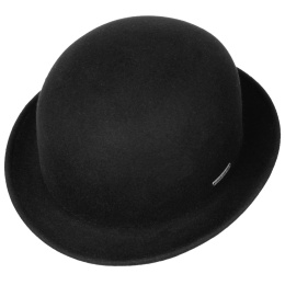 Black Woolfelt Bowler Hat - Stetson
