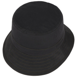 Chapeau Travis Waxed Cotton Noir UPF 40+ - Stetson