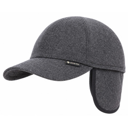 Casquette Cache-Oreilles Monaco Gore-Tex Laine Anthracite - Gottmann
