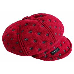 Ravarino Red Wool Newsboy Cap - Traclet