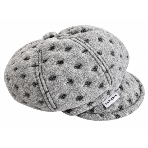 Casquette Gavroche Ravarino Laine Grise - Traclet