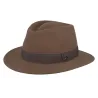 Chapeau Traveller / Fédora Antonello Feutre Laine Castor - Fléchet