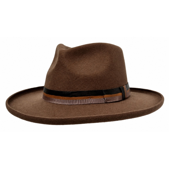 Chapeau Fedora Maverick Feutre Marron - Conner Hats